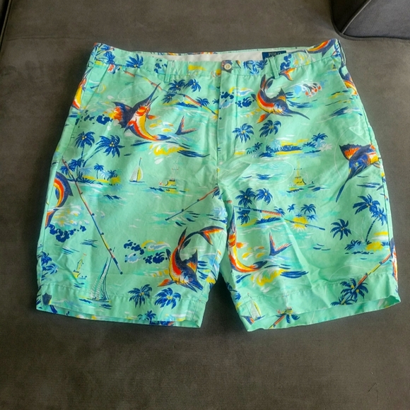 Polo by Ralph Lauren Other - Polo Ralph Lauren Golf Shorts Classic Fit Blue Tropical Floral Men's 42